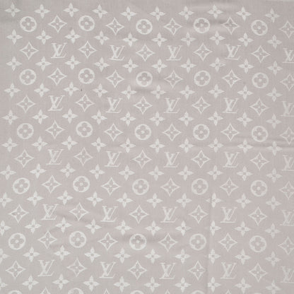 Louis Vuitton Silk Wool Monogram Shawl Beige 1 of 5
