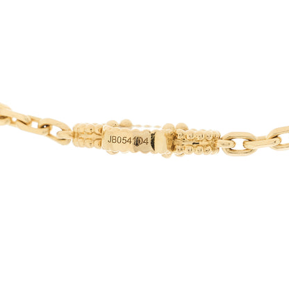 Van Cleef & Arpels 18K Yellow Gold Mother of Pearl 10 Motifs Vintage Alhambra Necklace 6 of 6