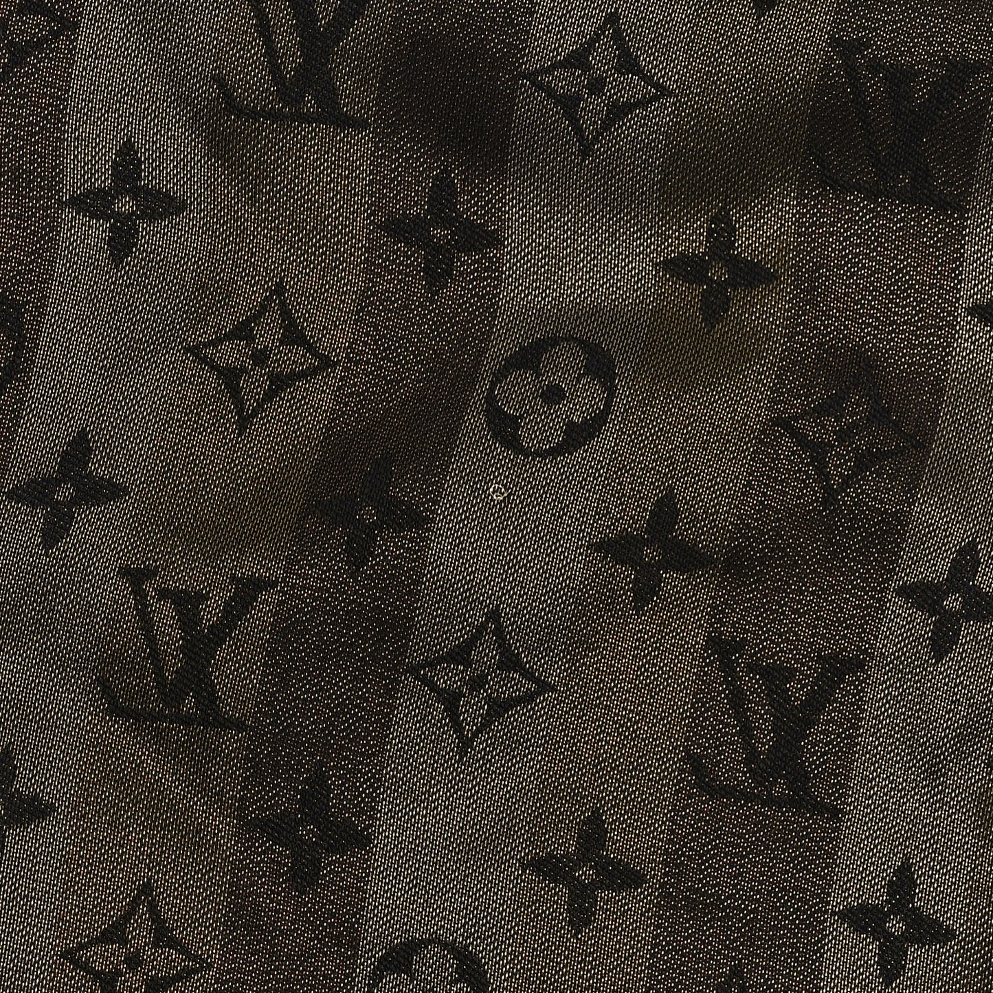 Silk Lurex Wool So Shine Monogram Shawl Black