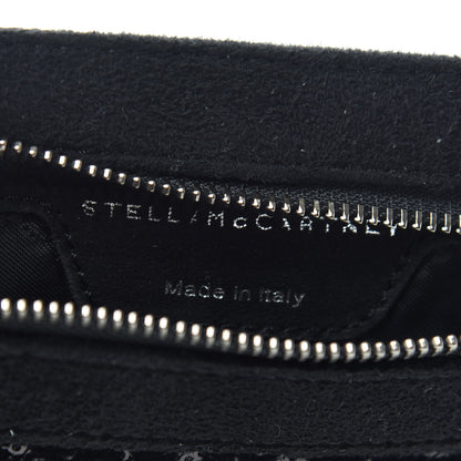 Stella McCartney Sequin Falabella Fold Over Clutch Black 6 of 6