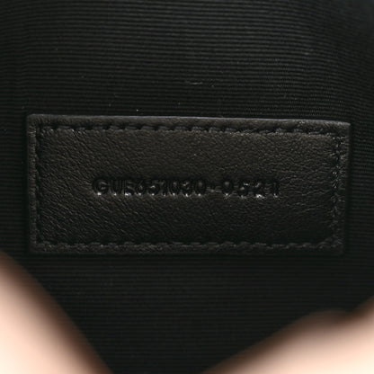 Saint Laurent Grain De Poudre Textured Mixed Matelasse Triquilt Monogram Clutch Dark Beige 7 of 9