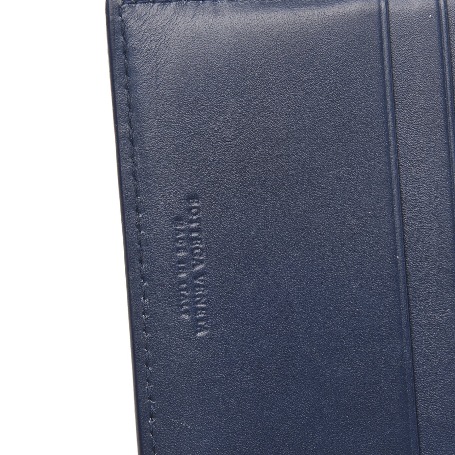 Bottega Veneta Nappa Intrecciato Bi-Fold Wallet Denim 6 of 8