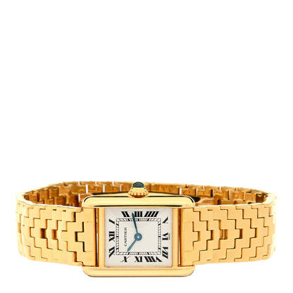 Cartier 18K Yellow Gold 18mm Tank Louis De Cartier Quartz Watch 2 of 4