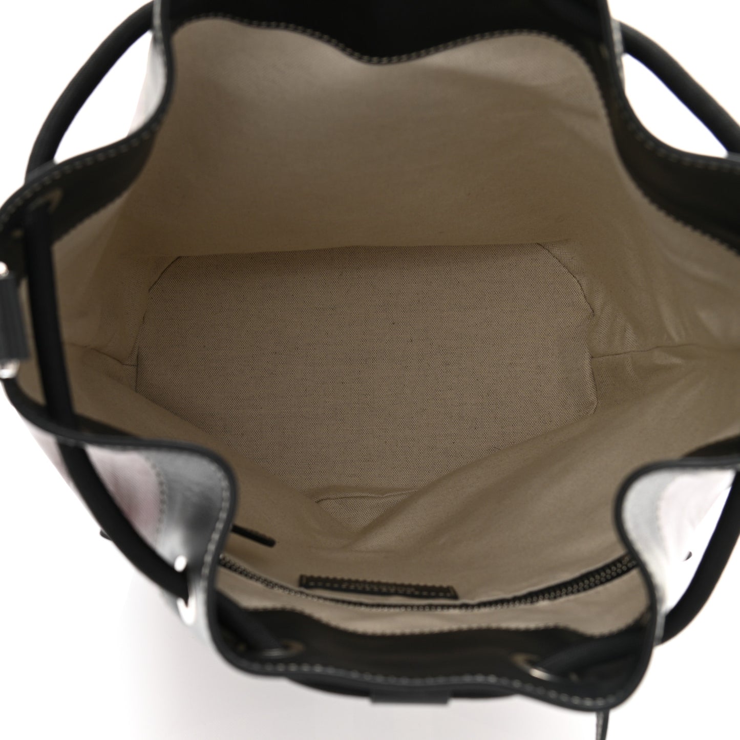 Mega Check Chesterton Drawstring Bucket Bag Brown Black