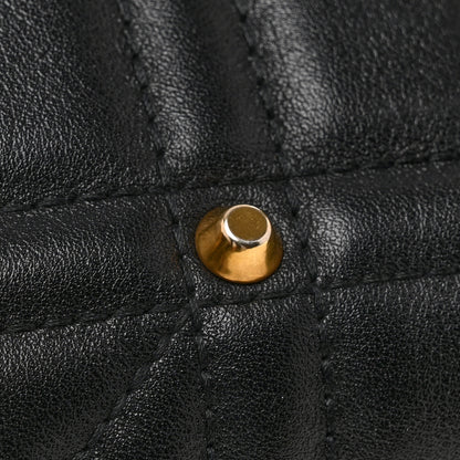 Gucci Calfskin Matelasse Studded Small Pearly GG Marmont Shoulder Bag Black 13 of 13