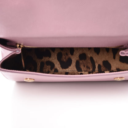 Dolce & Gabbana Stampa Iguana Crystal Medium Miss Sicily Satchel Pink 6 of 7