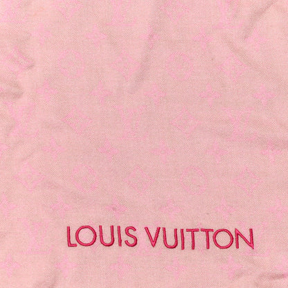 Louis Vuitton Silk Wool Monogram So LV Stole Blush 2 of 3
