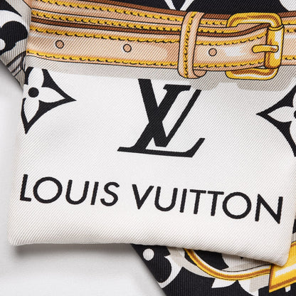 Louis Vuitton Silk Monogram Confidential Bandeau Black 3 of 5