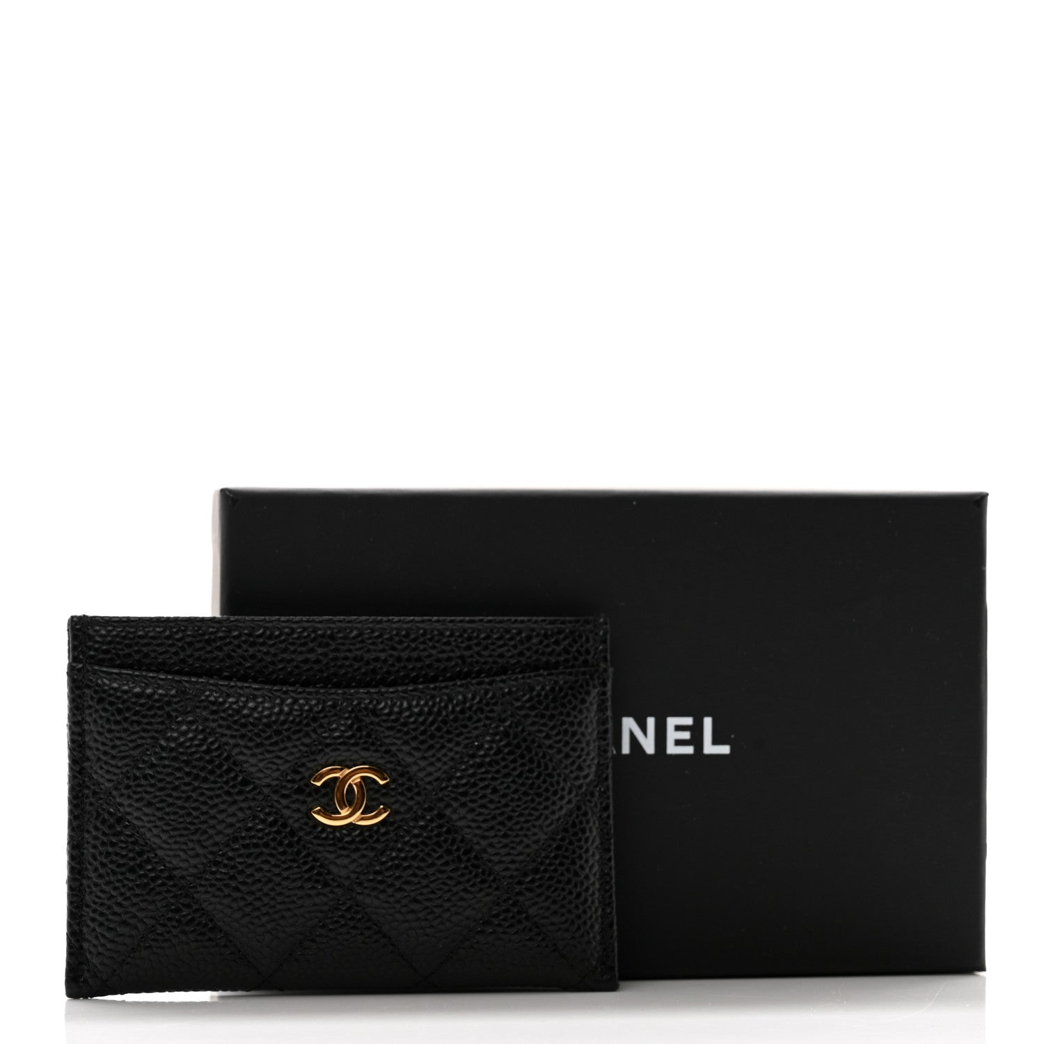 Chanel Caviar Quilted Card Holder Black 8 of 8