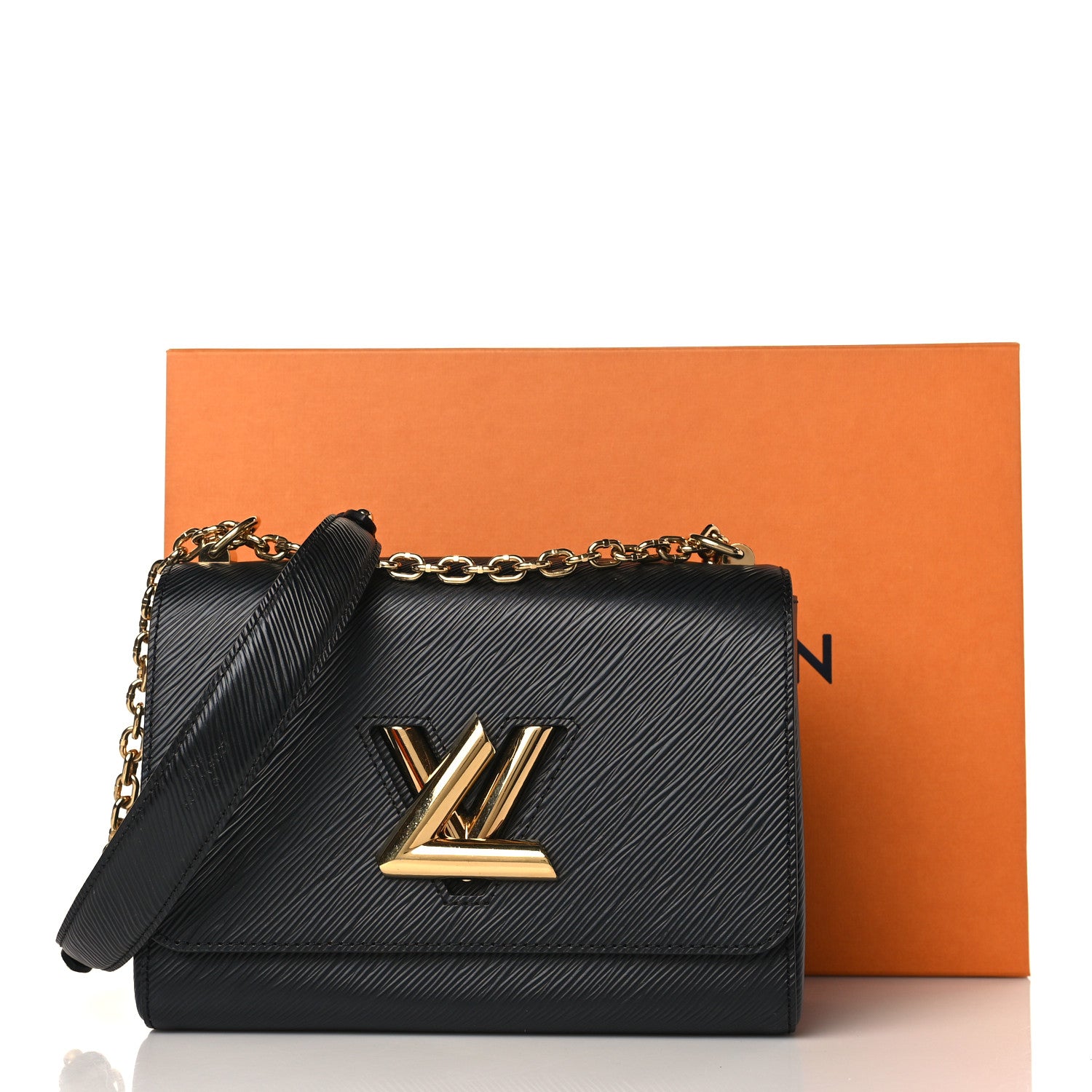 Louis Vuitton Epi Twist Shoulder Bag MM Black 9 of 9