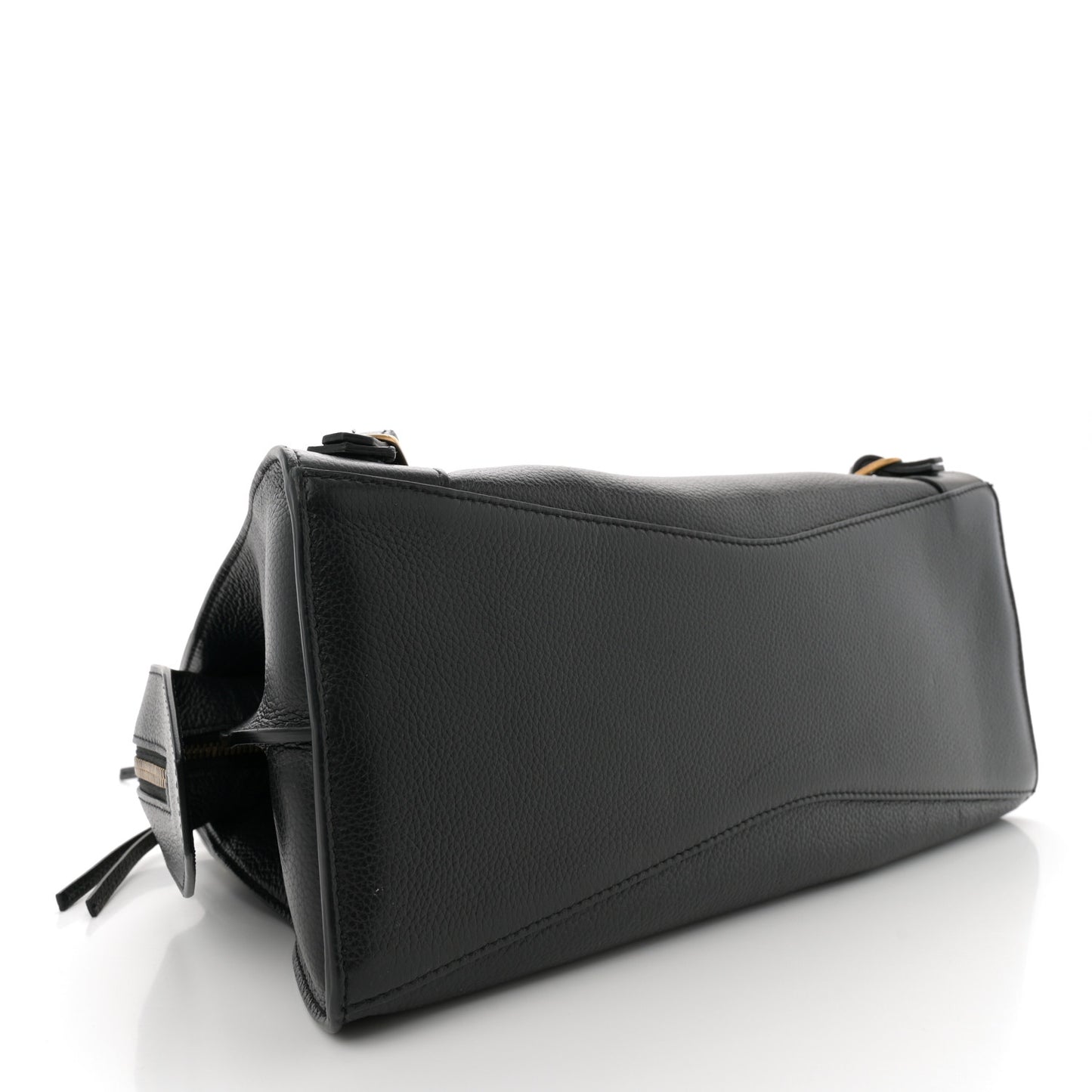 Grained Calfskin Neo Classic Gold Hardware S City Black