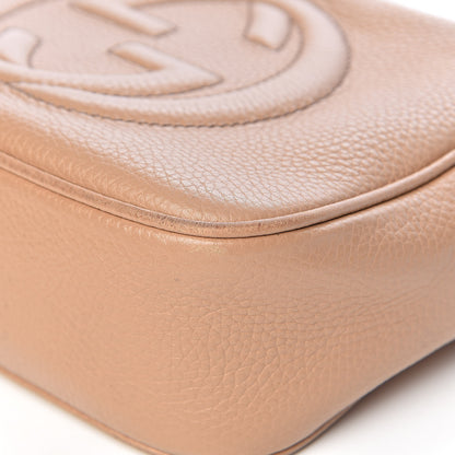Gucci Pebbled Calfskin Small Soho Disco Bag Rose Beige 11 of 14