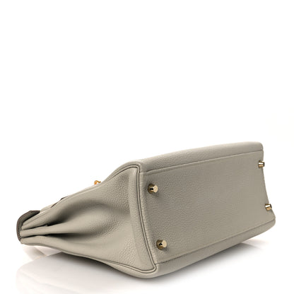 Hermes Togo Kelly Retourne 32 Gris Perle 4 of 12
