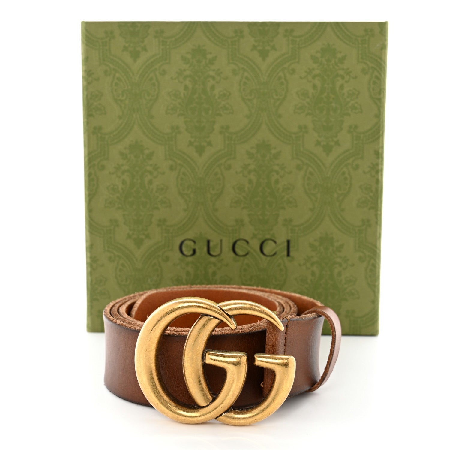 Gucci Faded Calfskin Double G 40mm Belt 90 36 Cuir 7 of 7