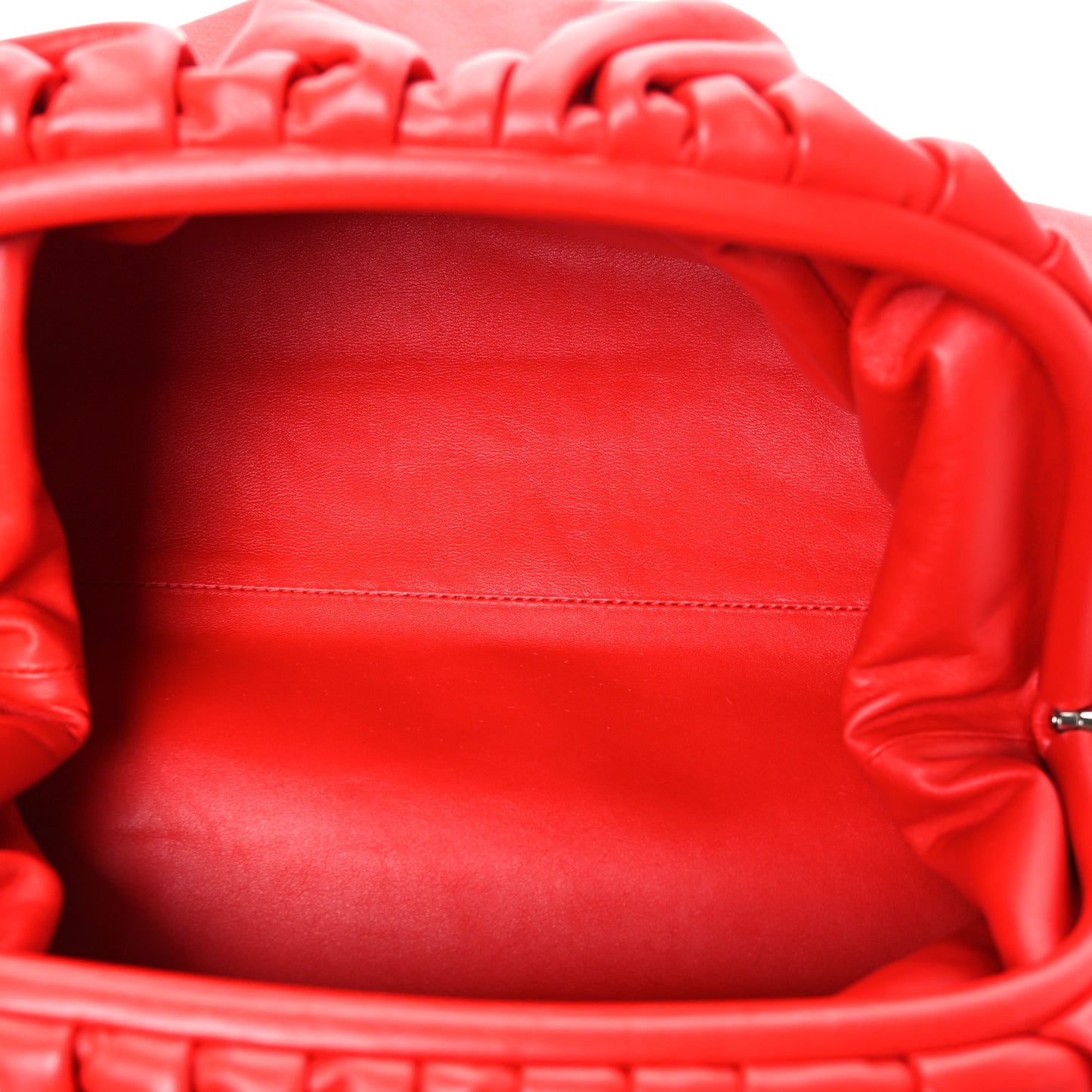 Smooth Butter Calf The Pouch Oversized Clutch Nail Polish