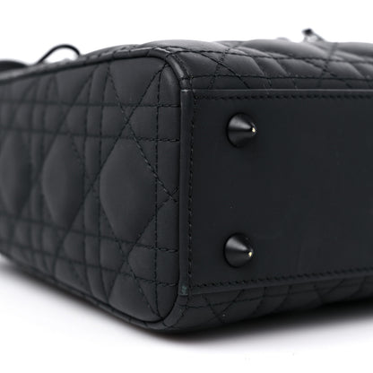 Christian Dior Ultra Matte Calfskin Cannage Small My ABCDior Lady Dior Black 8 of 14