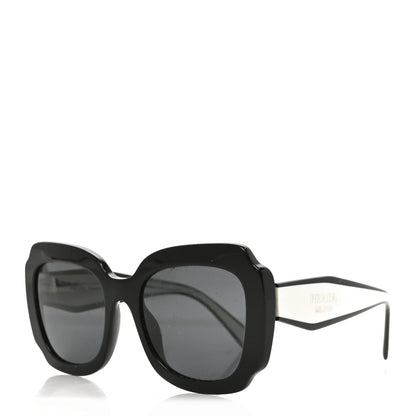 Prada Acetate Square Sunglasses SPR 16Y White Dark Grey 1 of 7