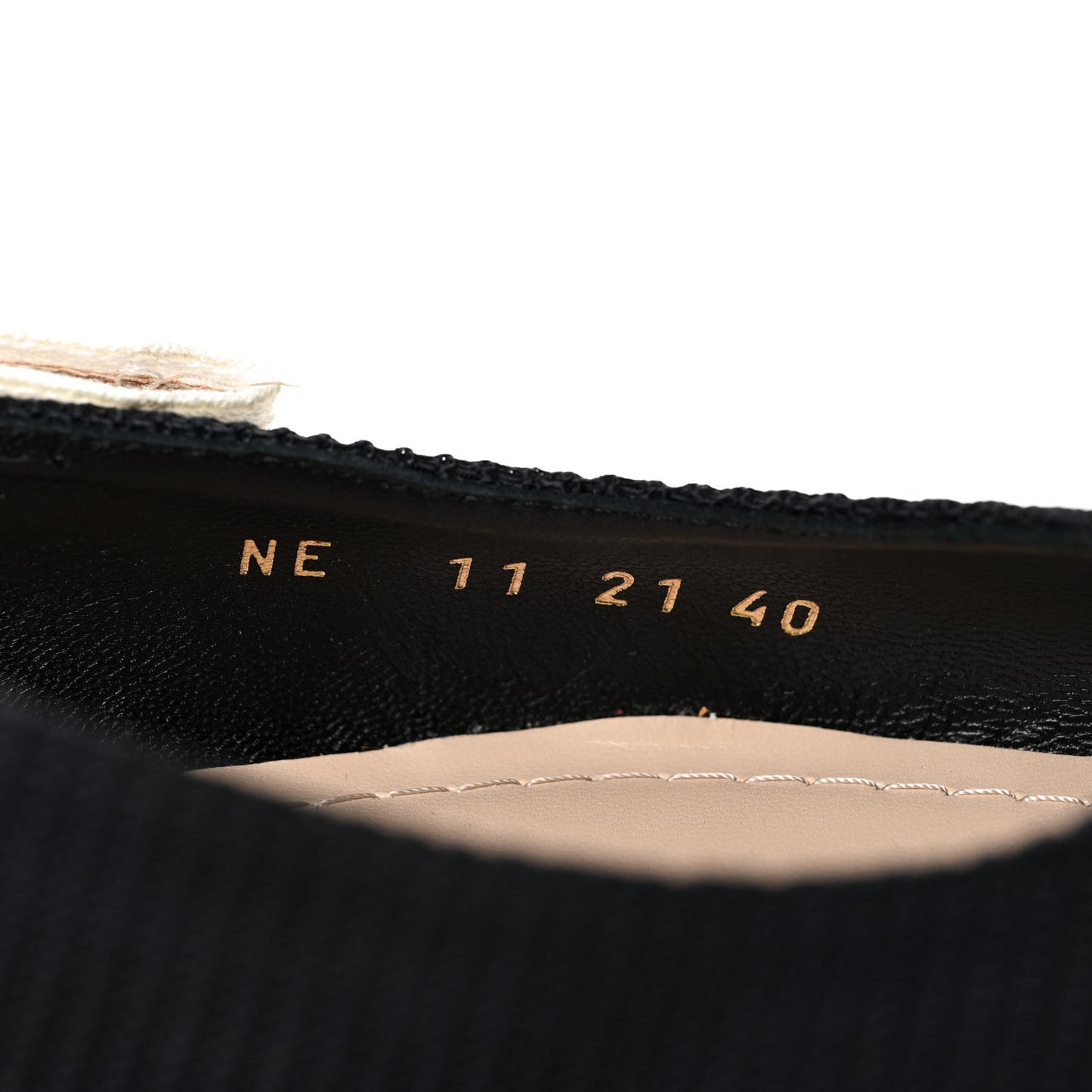 Technical Canvas Ribbon J'Adior Slingback Ballet Flats 40 Black