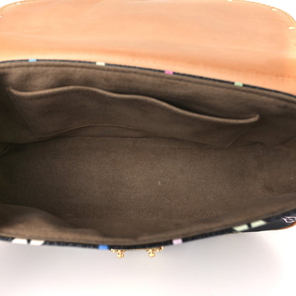 Louis Vuitton Monogram Multicolor Sologne Black 5 of 12