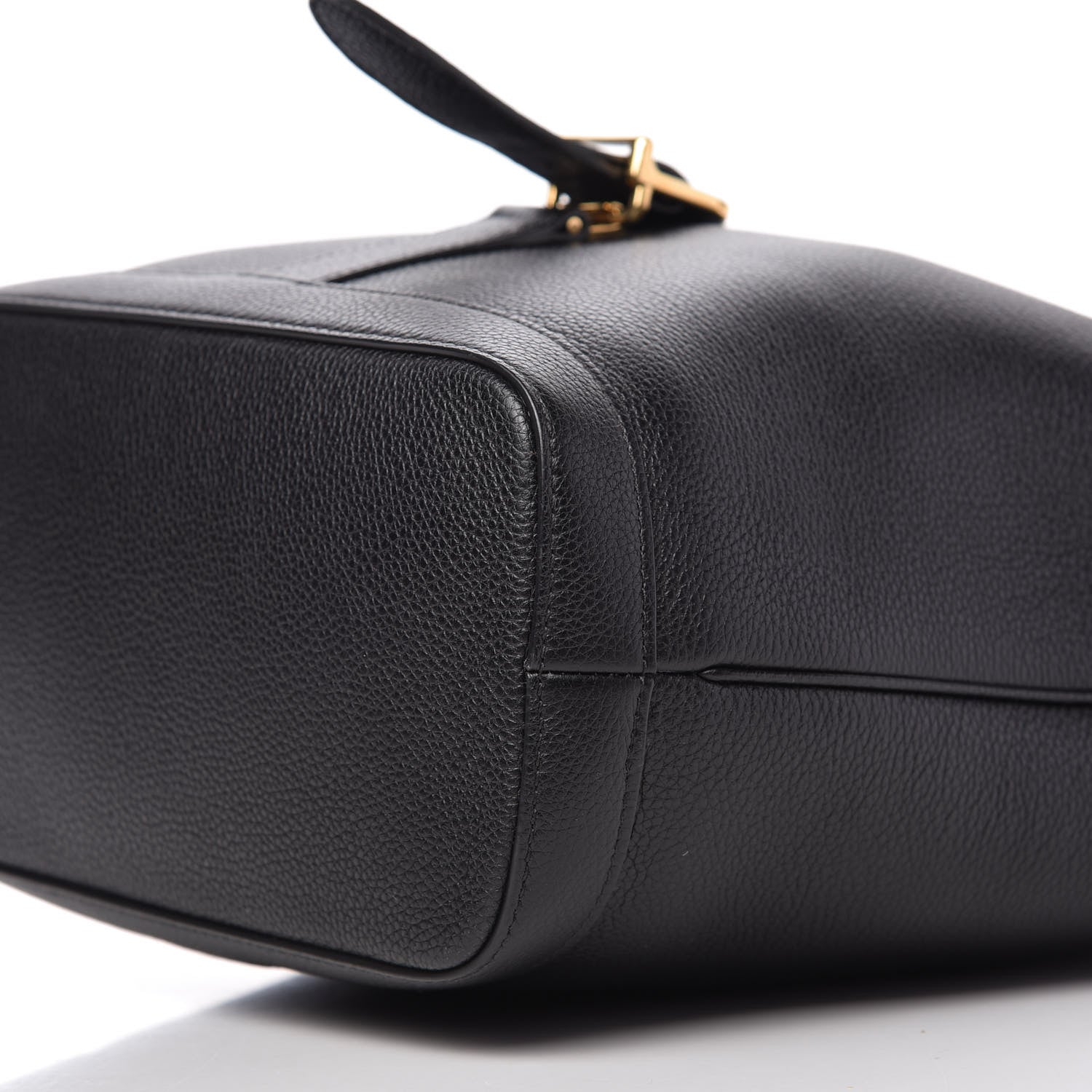 Celine Soft Grained Calfskin Medium Bucket Bag Black 7 of 9