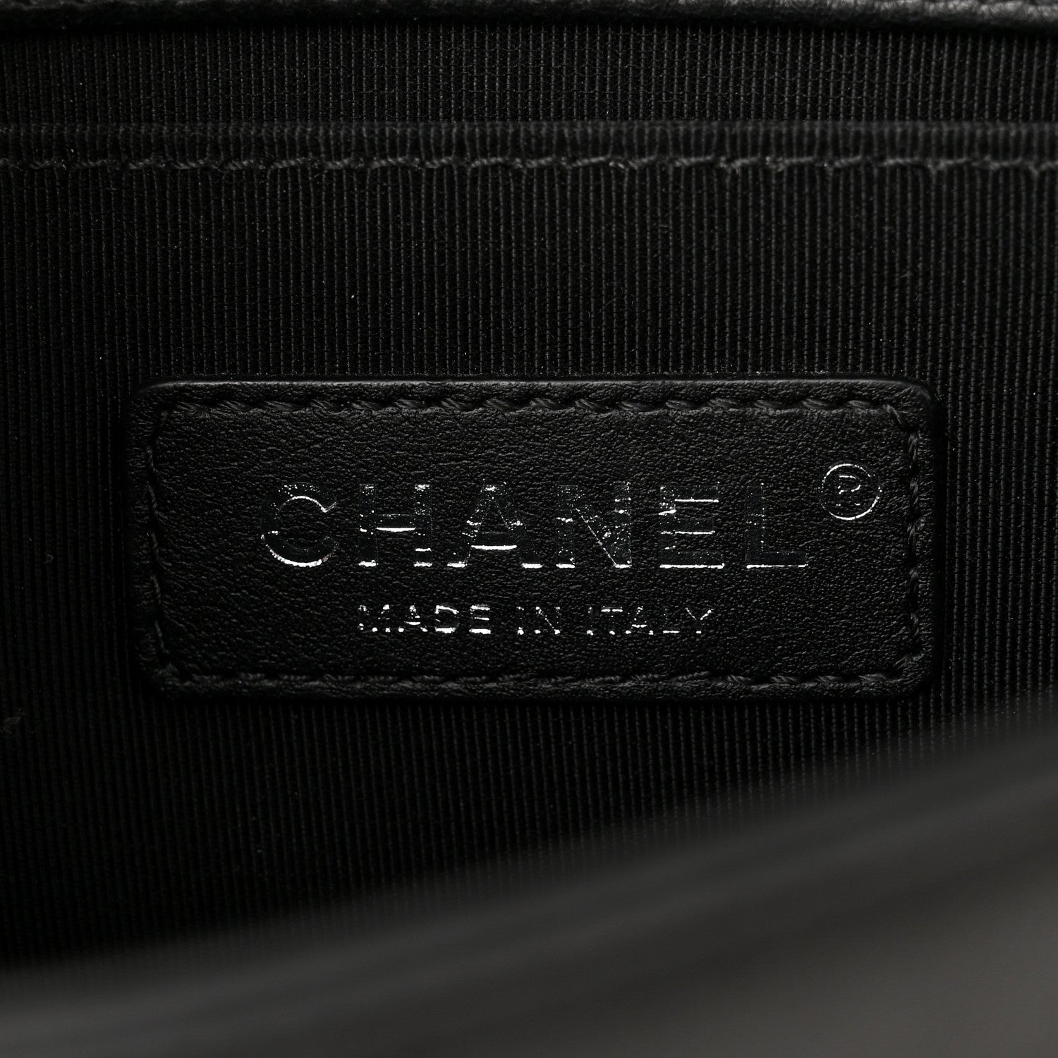 Chanel Calfskin Chevron Quilted Small Boy Flap Black 6 of 11