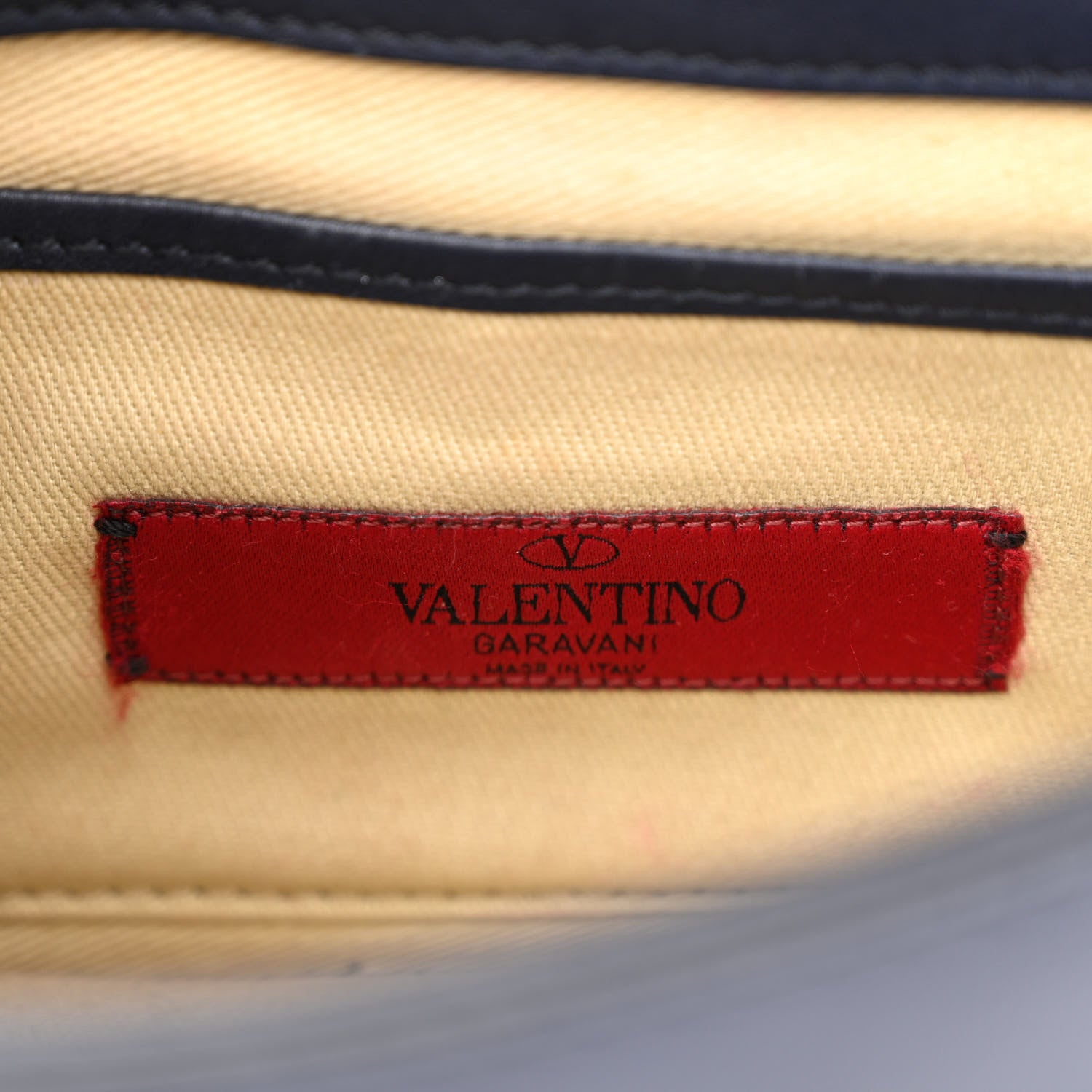 Valentino Garavani Vitello Mini Glam Lock Rockstud Flap Black 5 of 9