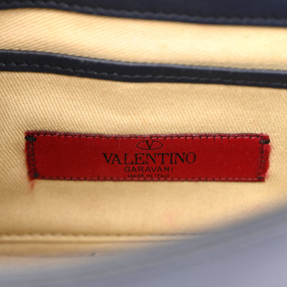 Valentino Garavani Vitello Mini Glam Lock Rockstud Flap Black 5 of 9