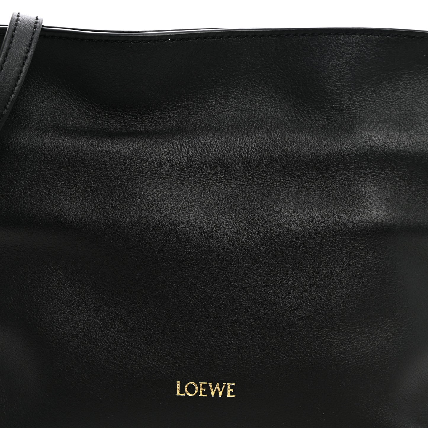 Calfskin Mini Flamenco Knot Clutch Black