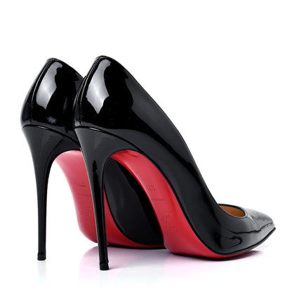 Christian Louboutin Patent Pigalle Follies 100 Pumps 39.5 Black 3 of 9