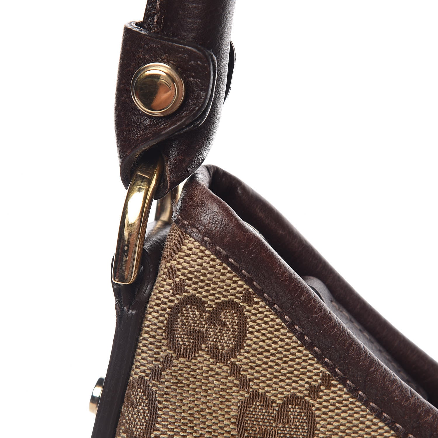 Gucci Monogram Medium Abbey D Ring Hobo Brown 16 of 17