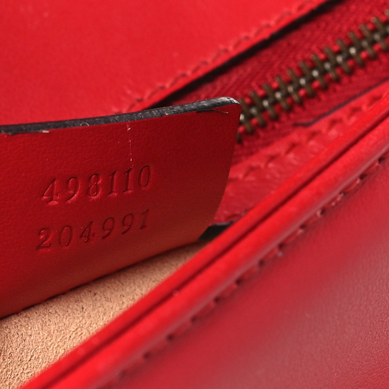 Gucci Calfskin Matelasse Small GG Marmont Top Handle Shoulder Bag Hibiscus Red 7 of 10