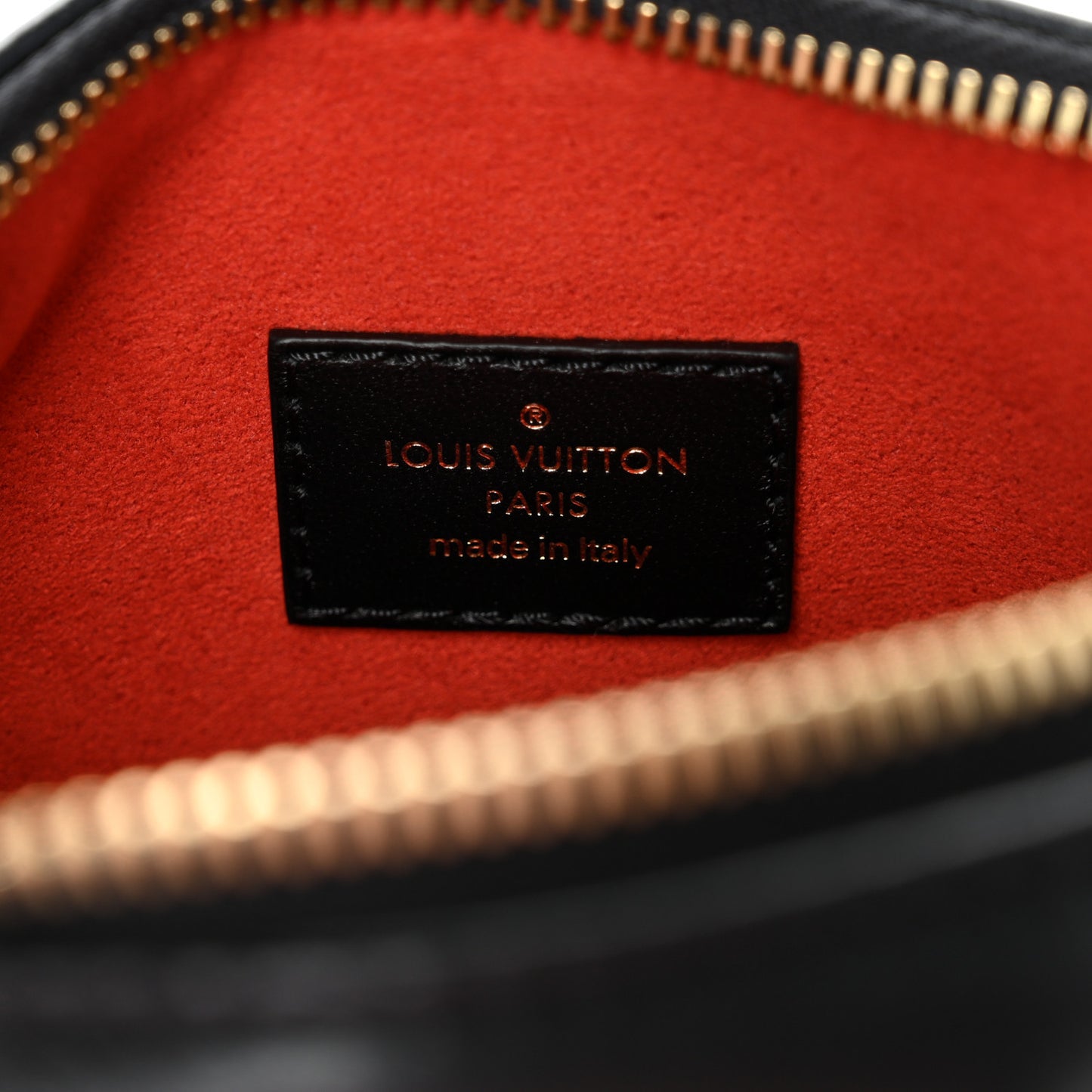 Lambskin Embossed Monogram Coussin BB Black