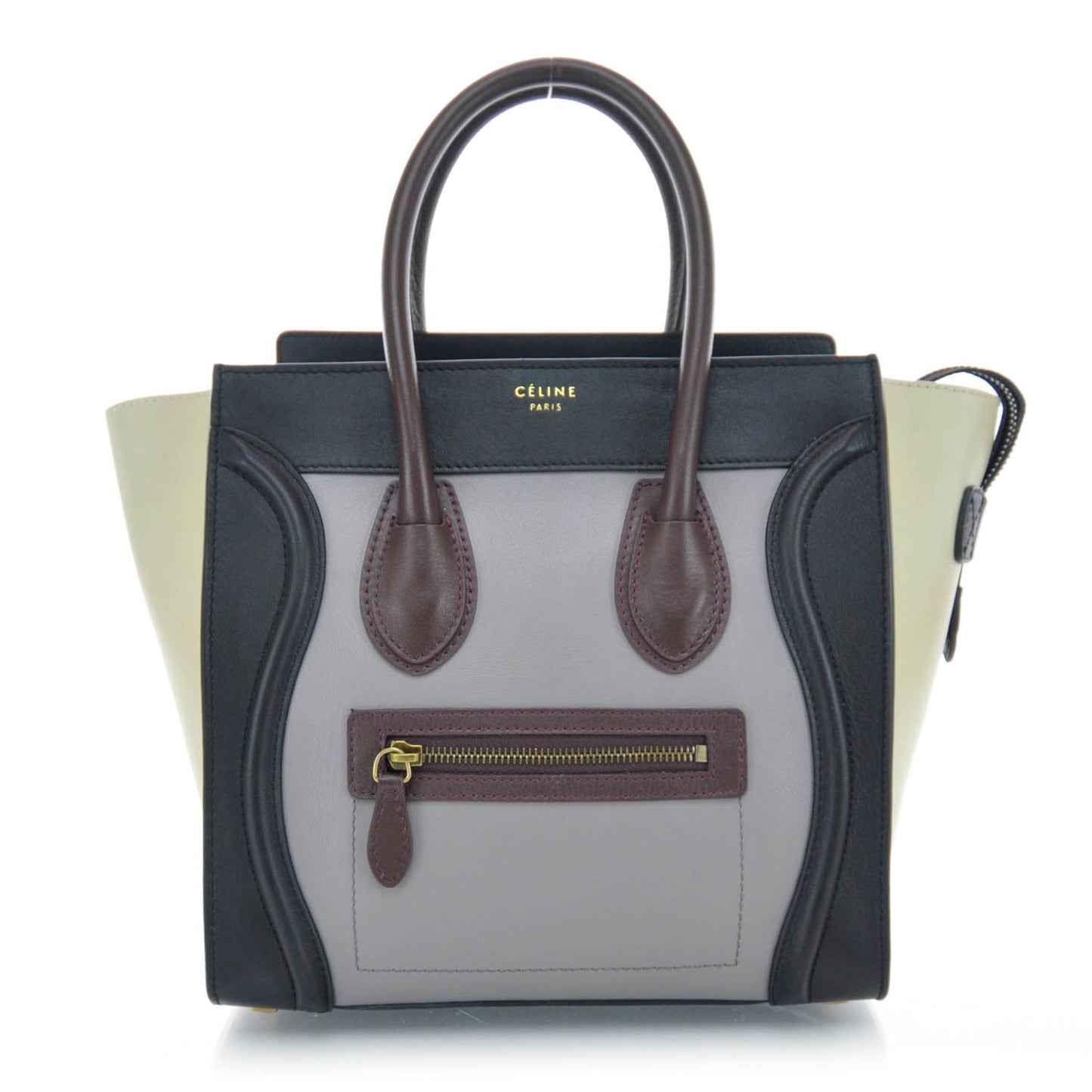 Smooth Calfskin Micro Tri-Color Luggage