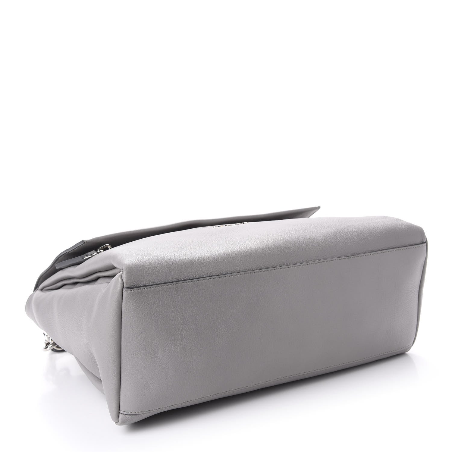Givenchy Grained Calfskin Medium Pandora Pure Flap Bag Pearl Grey 4 of 10