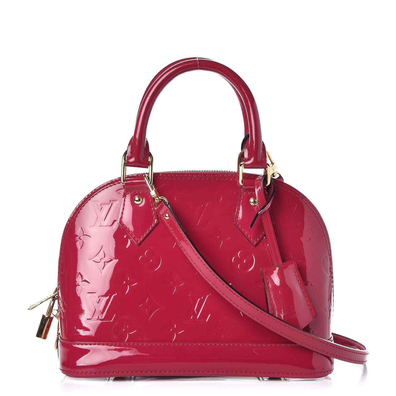 Louis Vuitton Vernis Alma BB Rose Indien 1 of 13