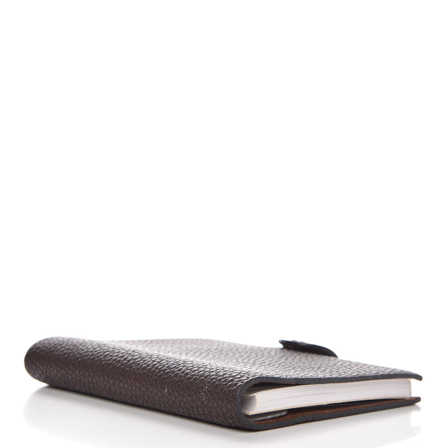Hermes Togo Ulysse PM Notebook Cover Chocolate 4 of 11