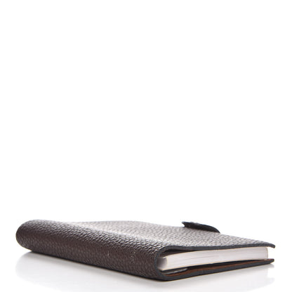 Hermes Togo Ulysse PM Notebook Cover Chocolate 4 of 11