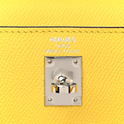 Hermes Epsom Kelly Sellier 25 Jaune De Naples 6 of 9