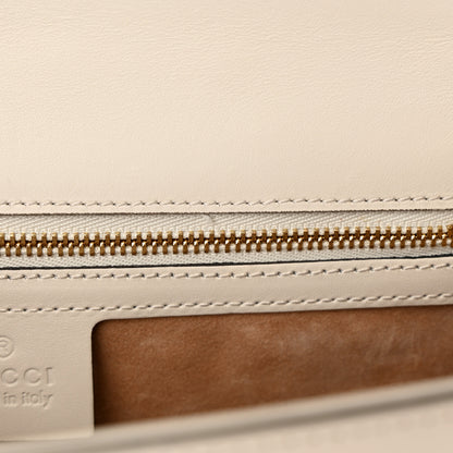 Gucci Calfskin Small Sylvie Shoulder Bag White 11 of 12