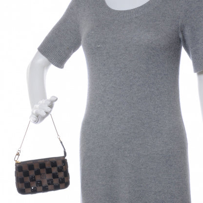 Louis Vuitton Damier Paillettes Mini Pochette Accessories Black 2 of 8