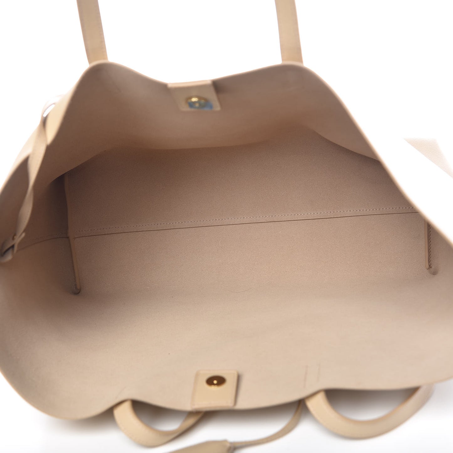 Calfskin Large Shopping Tote Natural
