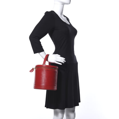 Louis Vuitton Epi Cannes Castillan Red 2 of 13