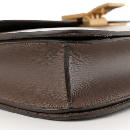 Celine Liege Calfskin Medium Classic Box Flap Bag Glazed Nut 10 of 12