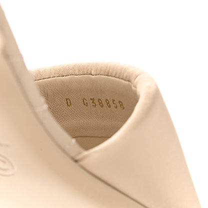 Chanel Satin Mule Sandals 37 Beige 8 of 9