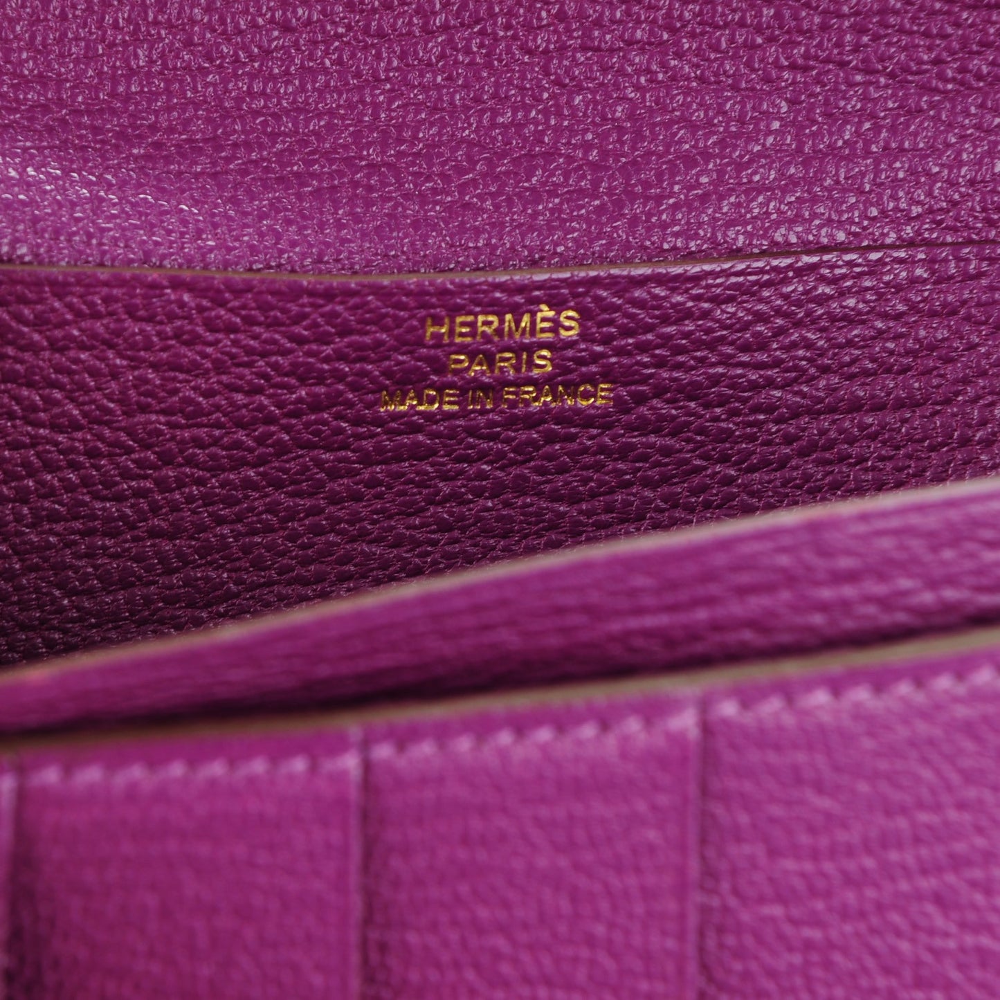 Chevre Mysore Bearn Tri-Fold Wallet Anemone