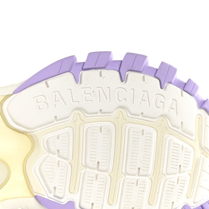 Balenciaga Rubber Mesh Tri-Color Womens Track.2 Open Sneakers 36 Lilac Beige Light Grey 6 of 9