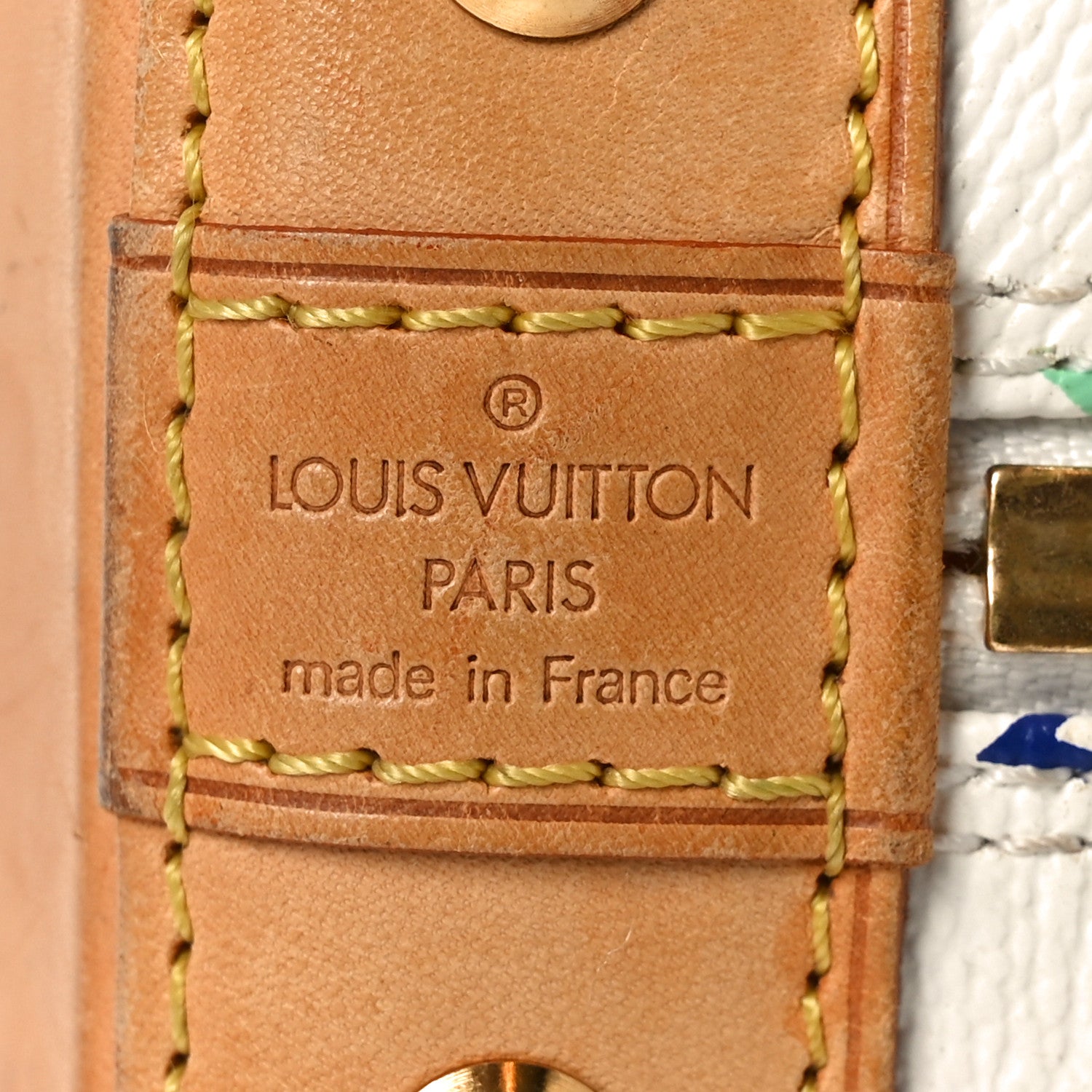 Louis Vuitton Monogram Multicolor Alma White 6 of 9