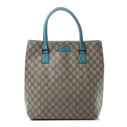 Gucci GG Plus Monogram Small Vertical Tote Turquoise 1 of 4