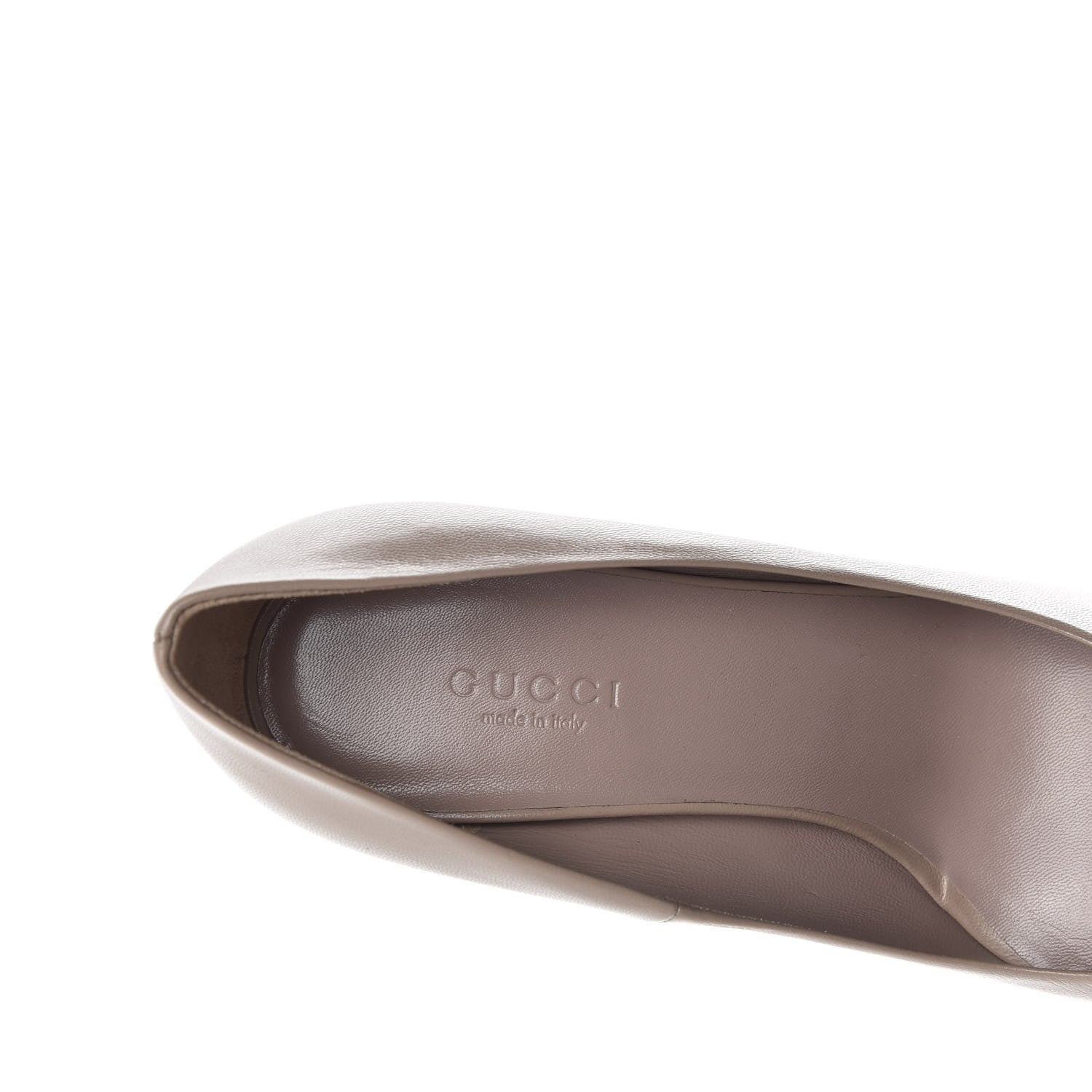 Gucci Calfskin Kristen Bamboo Pumps 36 Nude Pink 7 of 9