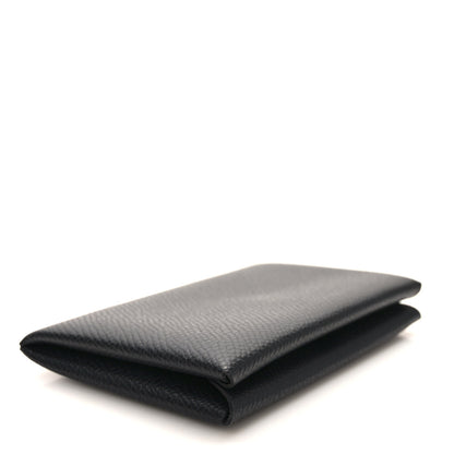 Hermes Epsom Calvi Card Case Black 4 of 7